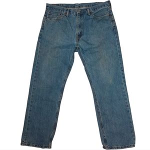 Levi's 505 Straight Leg Blue Jeans SZ 38x30